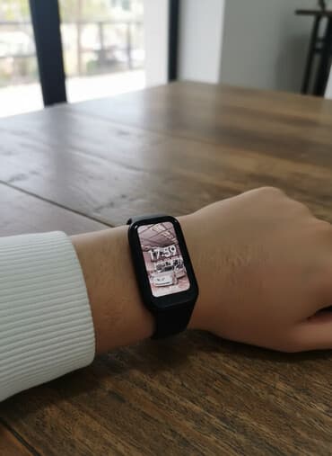 apple watch 5 44: İşlənmiş, Smart qolbaq, Xiaomi, Bildirişlər, rəng - Qara — 1