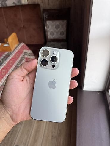 iphone 15 pro qiymet: IPhone 15 Pro, 128 GB, Natural Titanium — 1