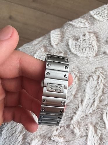 bil: Cartier Santos avtomatik kişi saatı - Korpus: paslanmayan polad — 3