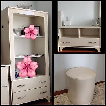 Другая мебель для дома: Bej rəngli mebel dəsti 1) Raflı şkaf – 50 AZN - Açıq tipli iki rəf - — 2