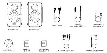 mp3 fm modulator: 🔊 Edifier S880DB MK II White - aktiv dinamik sistemi, yığcam ölçülərdə — 6