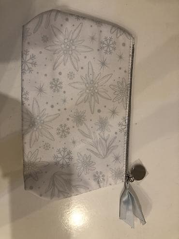 çant: Clarins kosmetik çantası original kosmetichka - Rəng: açıq boz-ağ — 3