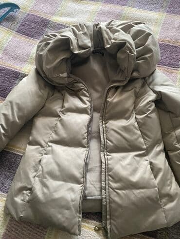 qadın jaketləri: Sisley qadın qış gödəkçəsi - Rəng: açıq bej/şampan - Model: qısa — 1