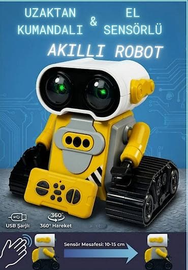 vektör robot: Uzaqdan kumandalı və əl sensorlu ağıllı robot oyuncağı Xüsusiyyətlər — 1