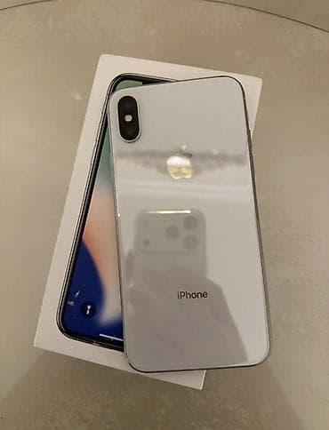 IPhone X, 256 GB, Zəmanət, Face ID, Sənədlərlə