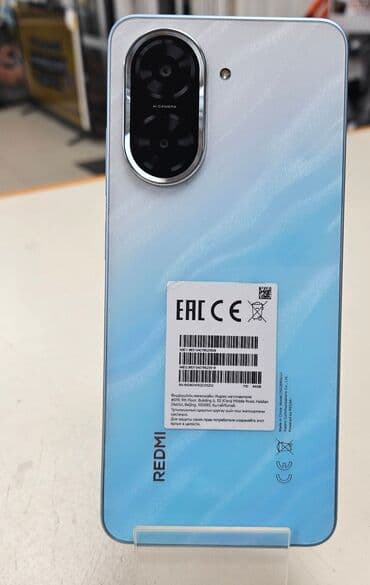 vga hdmi kabel: Redmi A5, 128 GB, rəng - Mavi, Zəmanət, Barmaq izi, İki sim kartlı — 3