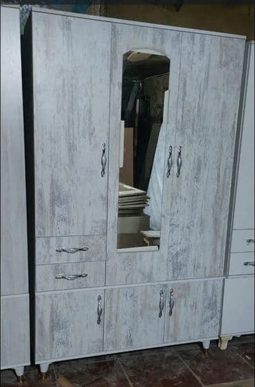 dartqı: Yeni, Açılan, 3 qapılı Düz dolab, Qarderob, paltar dolabı — 4