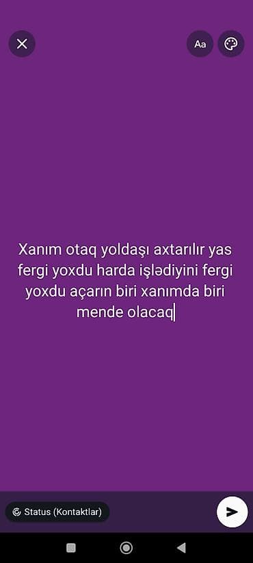 kirayə mənzillər bakı: 8 noyabr prosbekdi ağ sehere 7 dq mesafede — 1