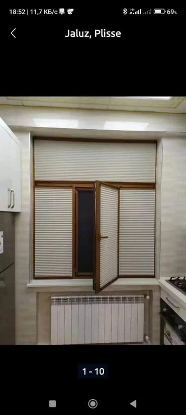 Plisse jalüz pərdələr - Pəncərə çərçivəsinə birbaşa quraşdırılan — 3