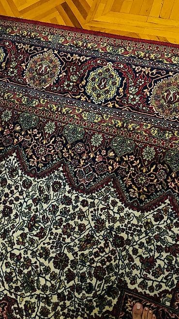 xalca ucuz: Təmiz yun xalcasi 1970 sovet dövtündən, 3/4 ölcüdə — 2
