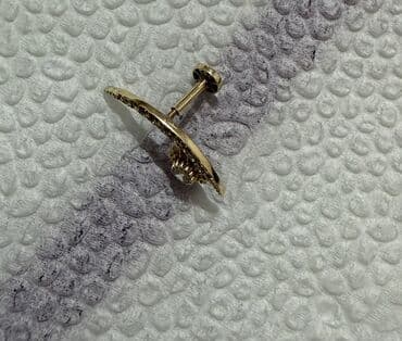 женские золотые серьги: Sırğa, Sarı qızıl — 2