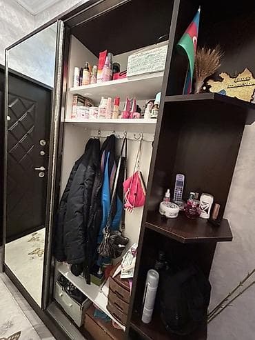 şfonerler: Dəhliz üçün funksional kupe şkaf - Qapılar: iki ədəd sürgülü qapı — 3