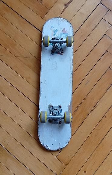 Skateboard (tam komplekt) - Taxta: klassik formalı, iki ucu