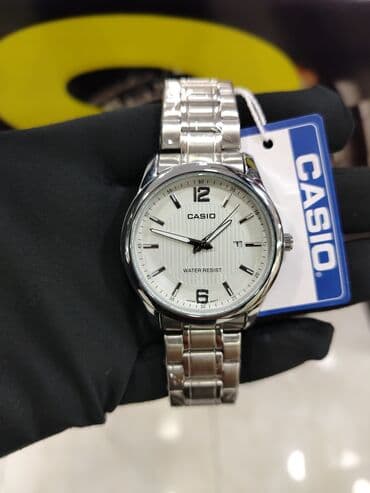 Бусы: Наручные часы, Casio, цвет - Серебристый — 1