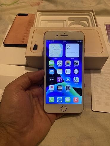 Компьютеры, ноутбуки и планшеты: IPhone 8 Plus, 64 ГБ, Золотой, С документами — 1