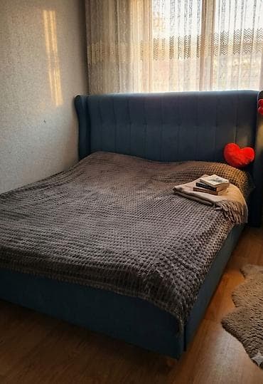 matras tek neferlik: İşlənmiş, İkinəfərlik çarpayı, Bazalı, Matras ilə, Siyirməsiz, Azərbaycan — 1