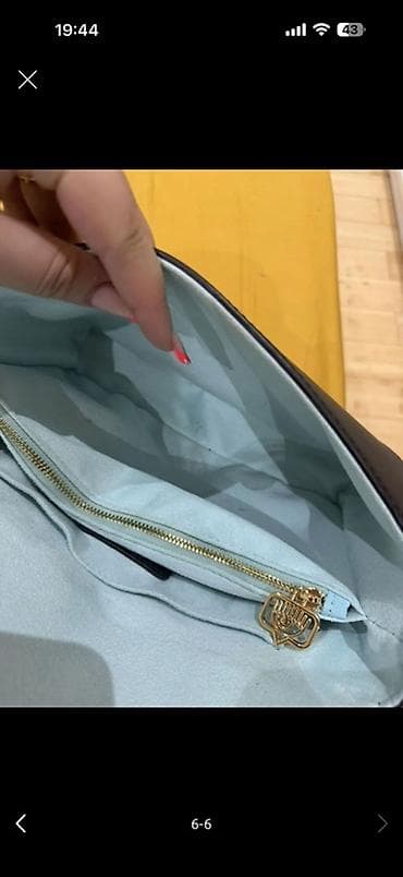 Digər aksesuarlar: Qadın çantası – qara rəng, çiyin/xaçdan asma tipli - Material: süni — 5