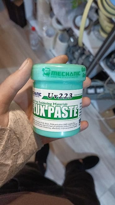 Транспорт: Məhsul: MECHANIC Flux Paste – qurğuşunsuz lehimləmə pastası (100 q) — 2