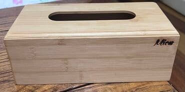 Bambu salfetka ucun qutu