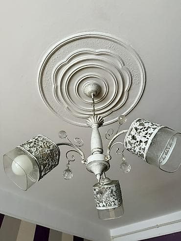 lüsdür: Çılçıraq, 3 lampa, Metal — 2
