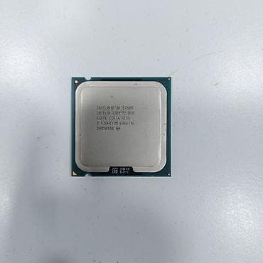komputer şekilleri: Prosessor Intel Core Duo Prosessor “LGA 775 İntel Core 2 Duo E7500”, 2 nüvə, İşlənmiş — 7