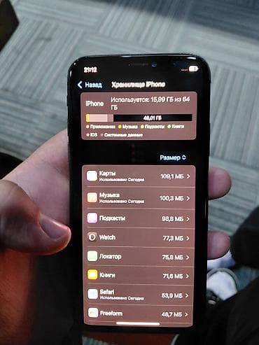 iphone xs 2 cı el: IPhone Xs, 64 GB, Qara — 9