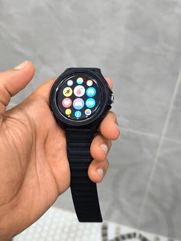 ucuz ayfon 11: İşlənmiş, Smart saat, Xiaomi, Sim kart, rəng - Qara — 1