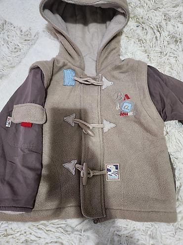 Donlar: Uşaq üçün kapüşonlu fleece gödəkçə. Детская флисовая куртка. Размер — 1