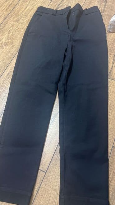 oversize şalvar: Bol kəsim Şalvar, Massimo Dutti, L, rəng - Bej — 6