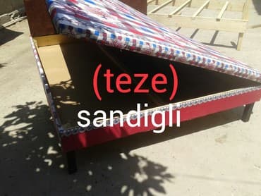 Taxt sandigli teze tam mohkem 2 neferlik taxtadan qupqa bas terefleri