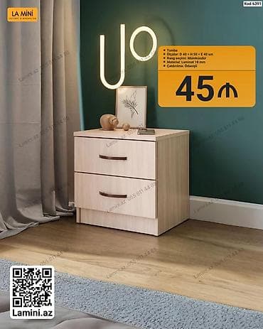 Tumba – La Mini (Kod: 6391) - Ölçülər: D 40 × H 50 × E 40 sm - — 1