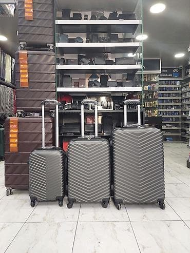 Sərt korpuslu səyahət çamadan dəsti - Material: yüngül və dayanıqlı