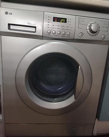 LG paltaryuyan maşın – ön yükləməli, 5 kq tutumlu (model panelində — 3