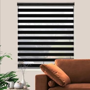 İşıqlandırma: Zebra jalüz pərdə - İkiqat qatlı zebra sistemi: şəffaf və qaranlıq — 2