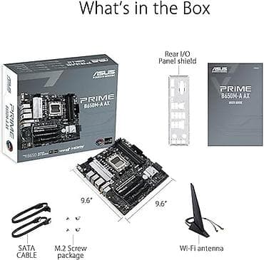 Yeni ✅ Rəsmi Zəmanət ✅ Çatdırılma ✅ 🖥 YENİ! Asus Prime B650M-A AX WIFI