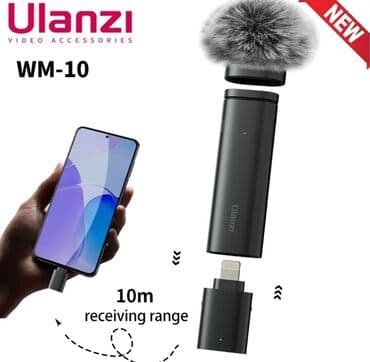 микрофон купить в баку: Orginal Ulanzi Ulanzi VM-10 Simsiz Yaka Mikrofonu iPhone Android — 1