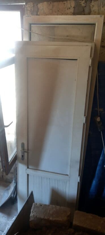 qapi plasmas: Plasmaz qapı şüşəli 85 AZE 1əd H 2m50sm × E 0.80 sm plasmaz qapl — 1