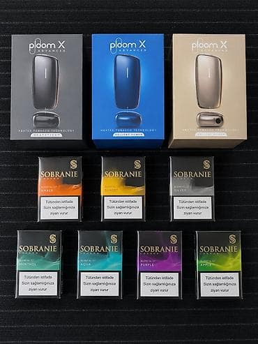 Məhsul: Ploom X Advanced cihazları və Sobranie tütün stikləri 4 packa