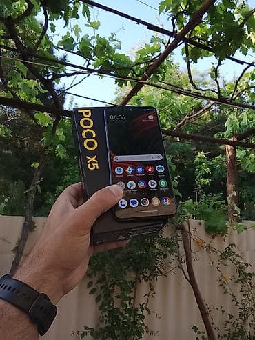 redmi 5 plus: Poco X5, 256 GB, rəng - Qara, Barmaq izi — 1