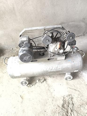 kompressor satisi kreditle: Aander Air Compressor – portativ təkərli hava kompressoru,işlək — 1