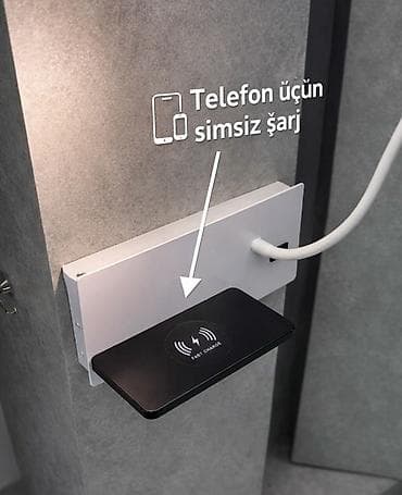 Divar tipli yataq yanı LED işıqlandırma paneli – elastik oxu lampası + — 4