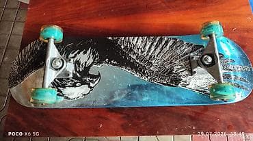 Спорт и хобби: Skateboard – “Eagle Strike” dizaynlı, Gəncədədir. Təzədir. uşaq sürə — 3