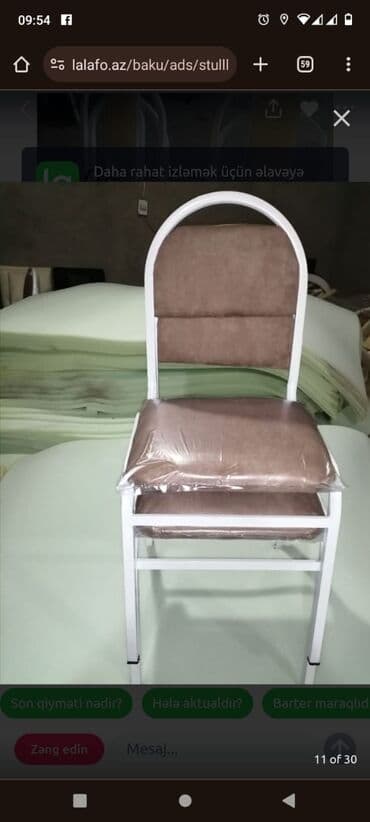endirimde olan mebeller: Yeni, Sadə stul, Taxta, Azərbaycan — 6