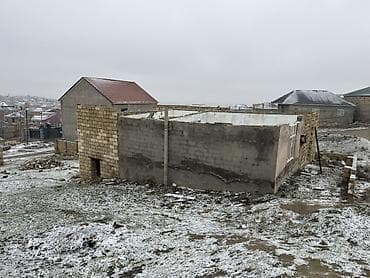 bineqedide evlerin satisi: 3 sot Torpaq sahəsi və yarımçıq tikili - Şəkillərdə görünən — 3