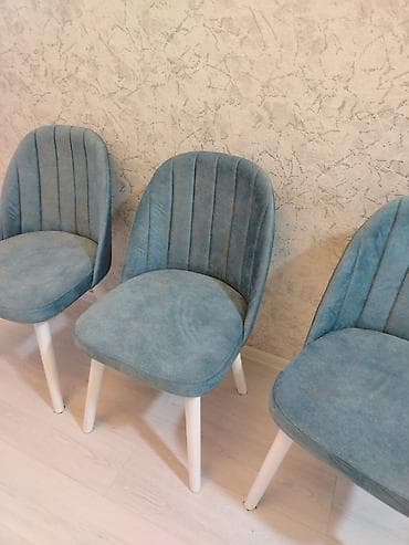 Mebel: Qonaq otağı üçün, Yeni, Qatlanmayan, rəng - Göy Stul — 1