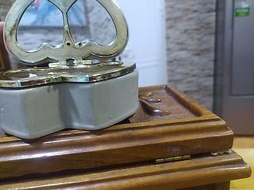 Porşelen zərgərlik/qutu - Material: parlaq qlazurlu keramika/porşelen