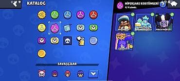 ebonit: Brawl Stars oyun hesabı – zəngin “Kataloq” kolleksiyası ilə — 1