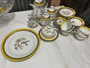 cay dəsti: Çay dəsti, rəng - Ağ, Farfor — 3