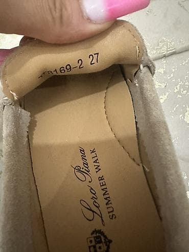 uşaq espadrilya: Rəng - Bej Mokasinlər, Ölçü: 27, Uniseks — 3