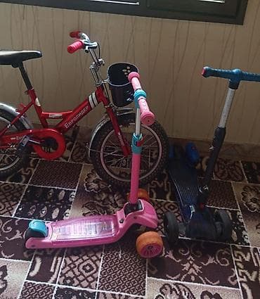Velosiped 16 -lıq və 2 ədəd skuter Satılır bir yerdə 70₼ Hər biri — 1